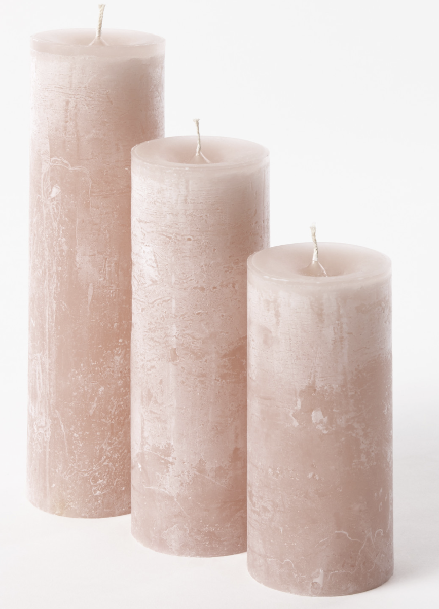 Stompkaars H 10, dia 7, kleur Powder Pink