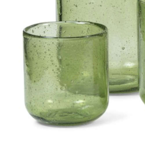 Theelicht bubble Groen S
