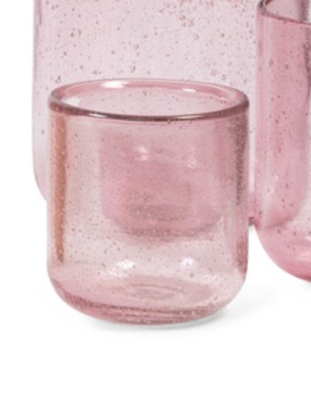 Theelicht bubble Roos S