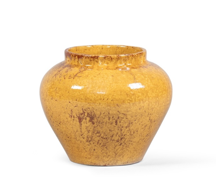 Bloempot Ochre Okel geel M