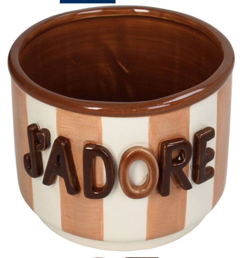 pot gestreept J'ADORE