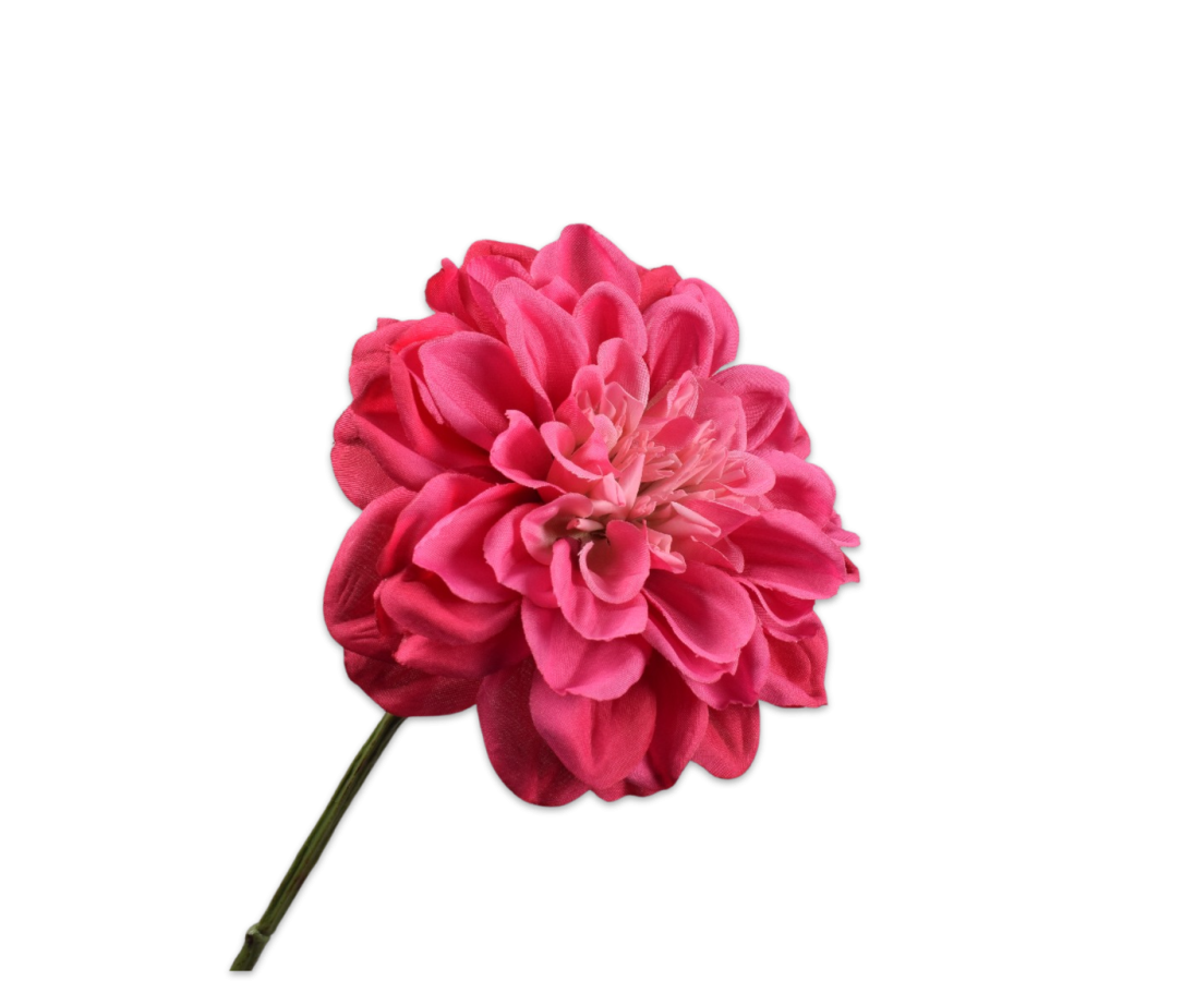 Zijde Dahlia donker roos 68 cm