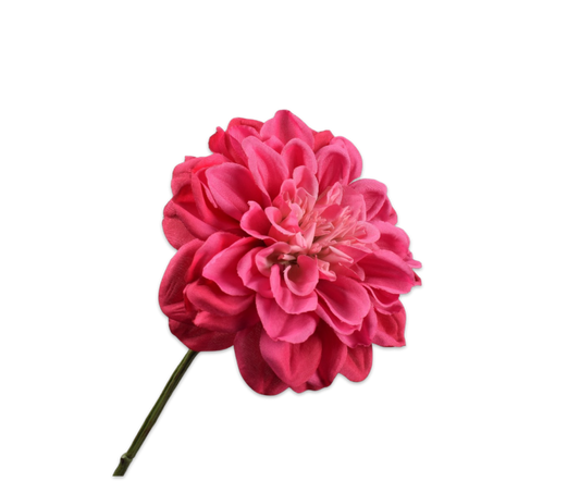 Zijde Dahlia donker roos 68 cm