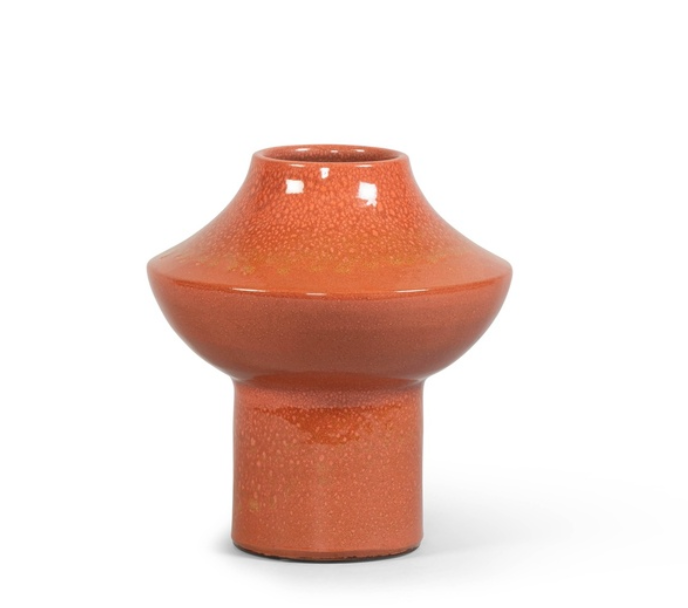 Vaas glanzend Salmon L