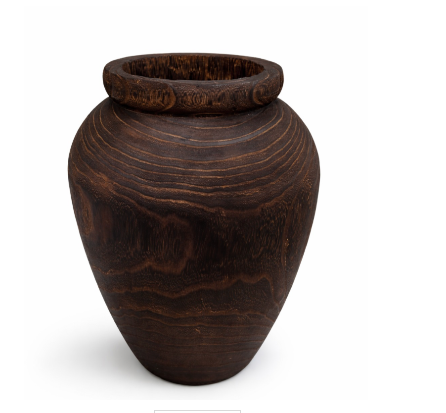 Houten vaas XL