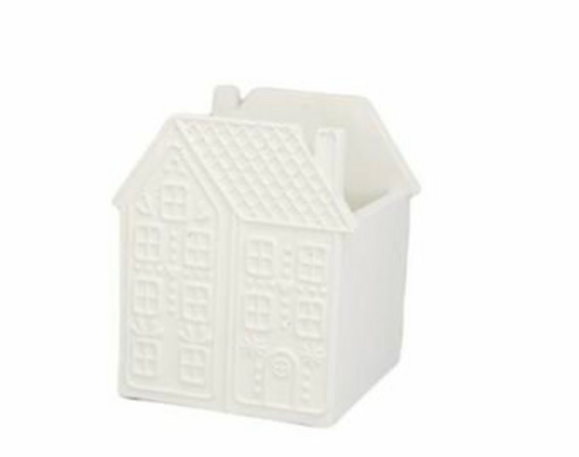 pot huisje wit