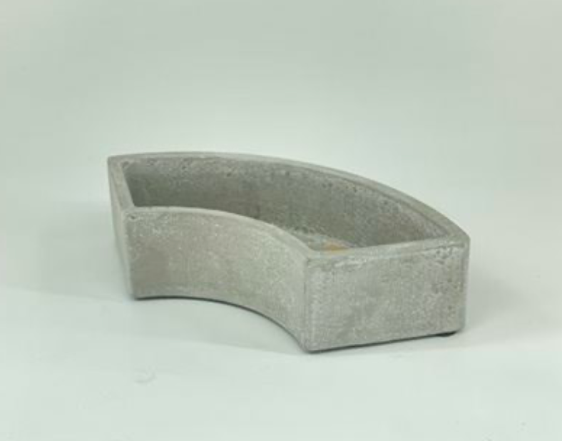 Pot beton halfrond