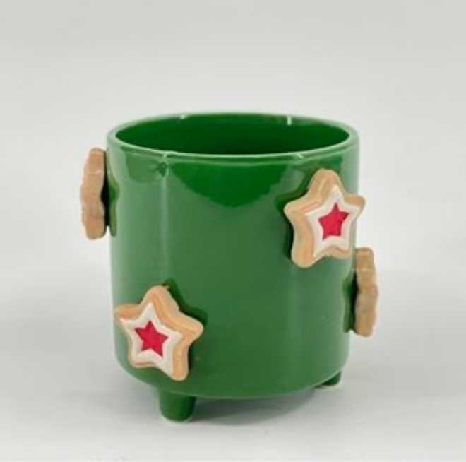 Pot groen ster