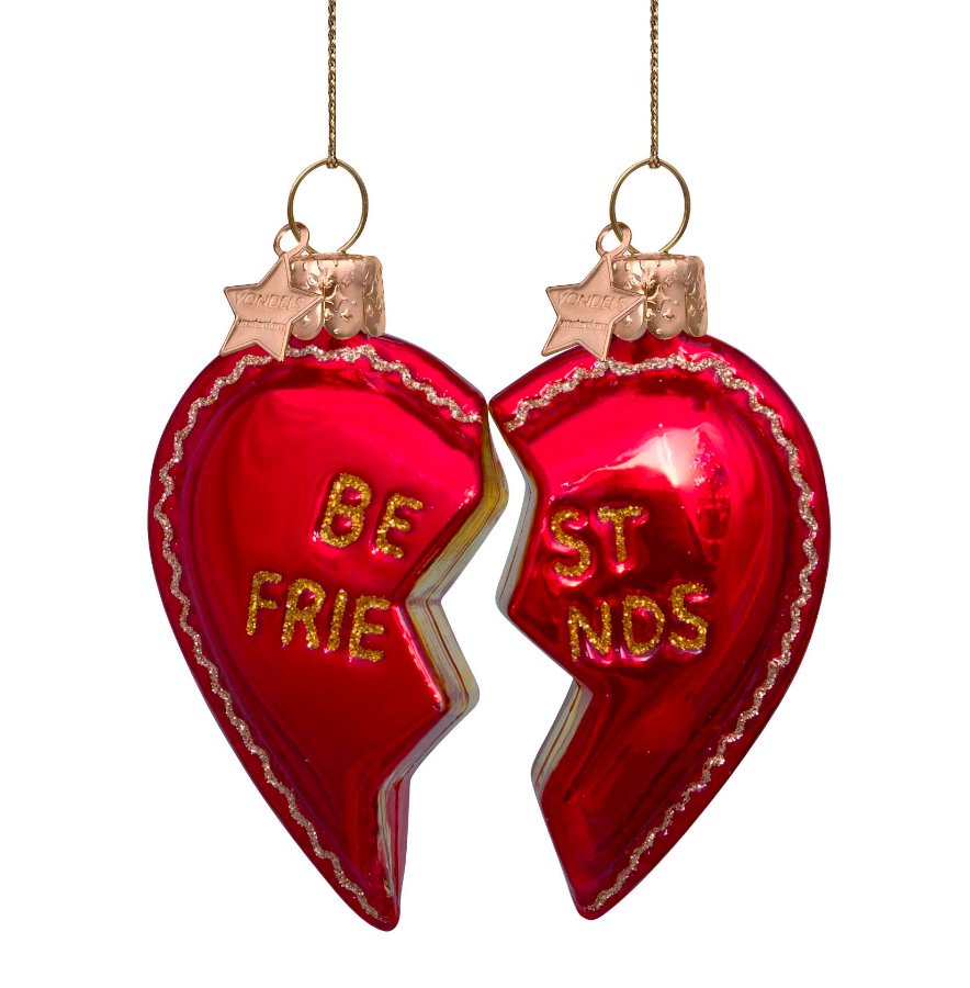 Kerstbal Set best friends
