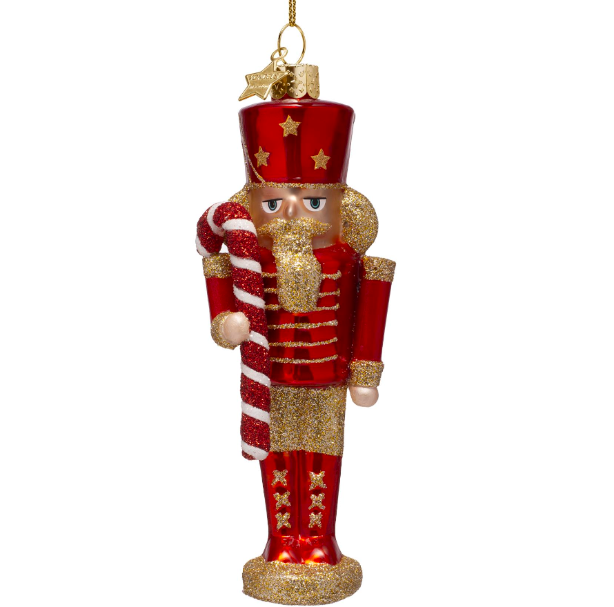 Kerstbal Notenkraker Candy Cane