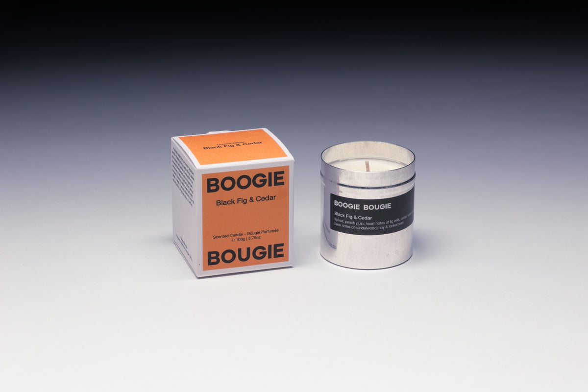 Boogie Bougie XS - Black Fig & Cedar