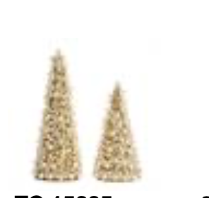 Kerstboom parel goud M