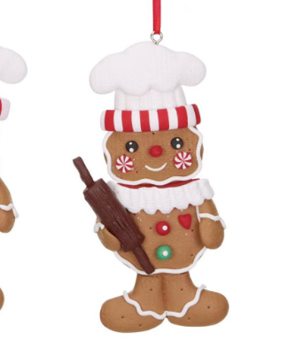 Kerstbal gingerbr Chef deegrol