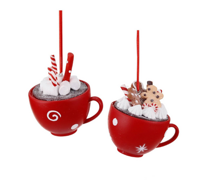 Kerstbal hot choco coockie