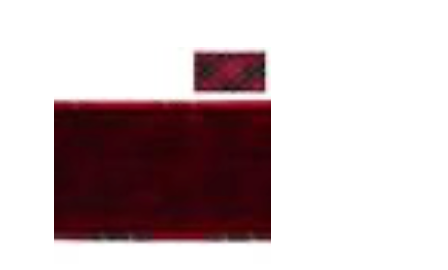 Lint velvet Bordeaux 10 cm
