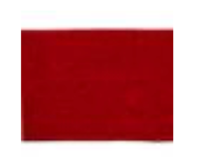 Lint velvet Rood 10 cm