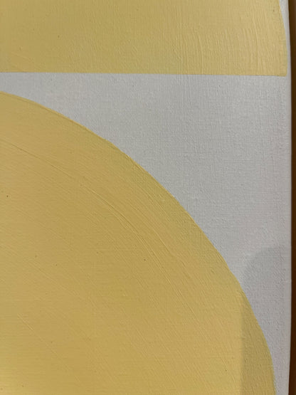 Schilderij S Zacht Geel 1