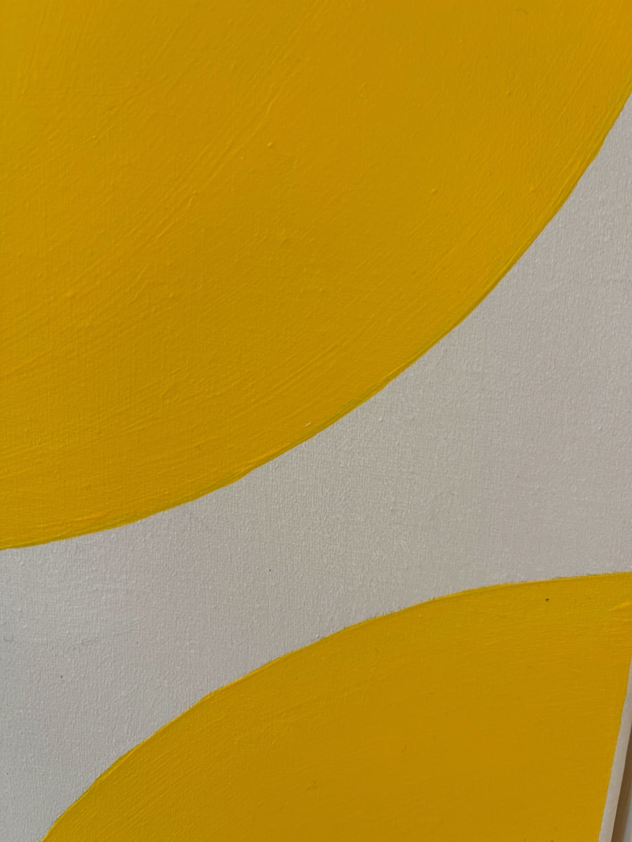 Schilderij S Warm Geel 1