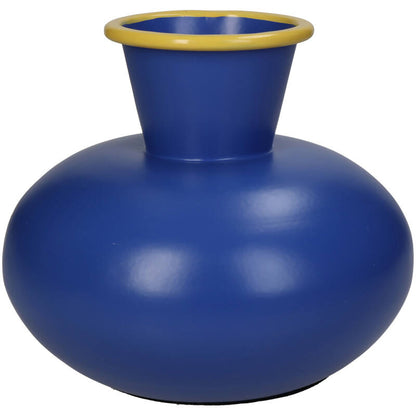 Vaas blauw 17x17x14