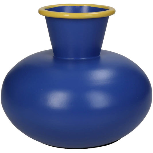 Vaas blauw 17x17x14