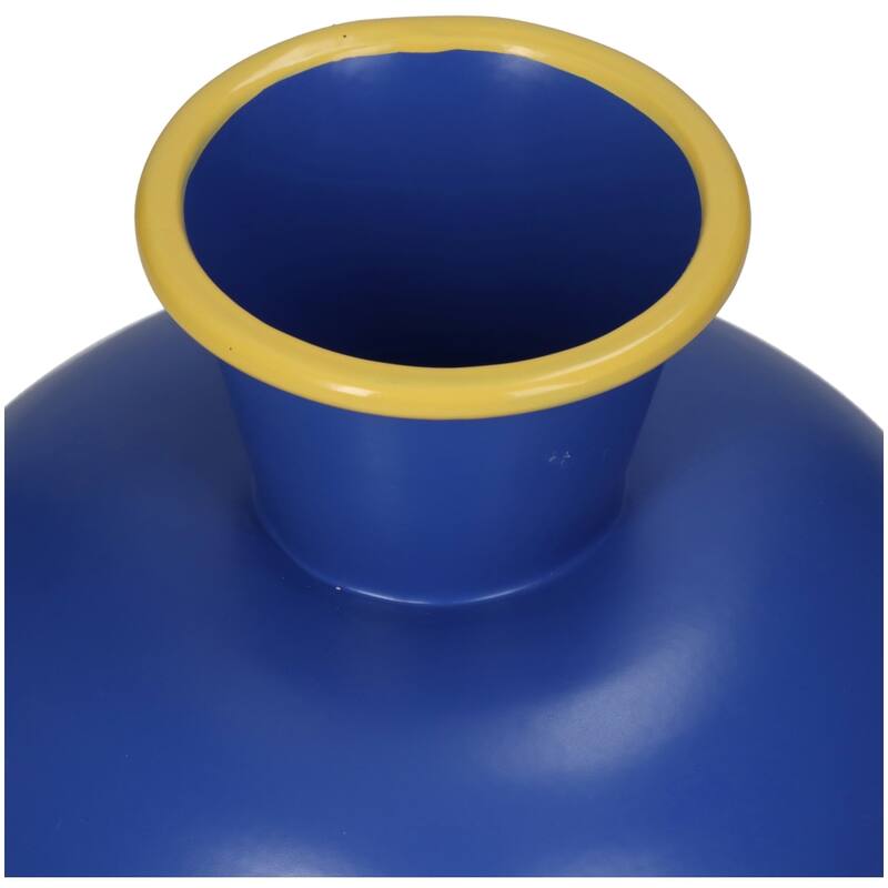 Vaas blauw 17x17x14