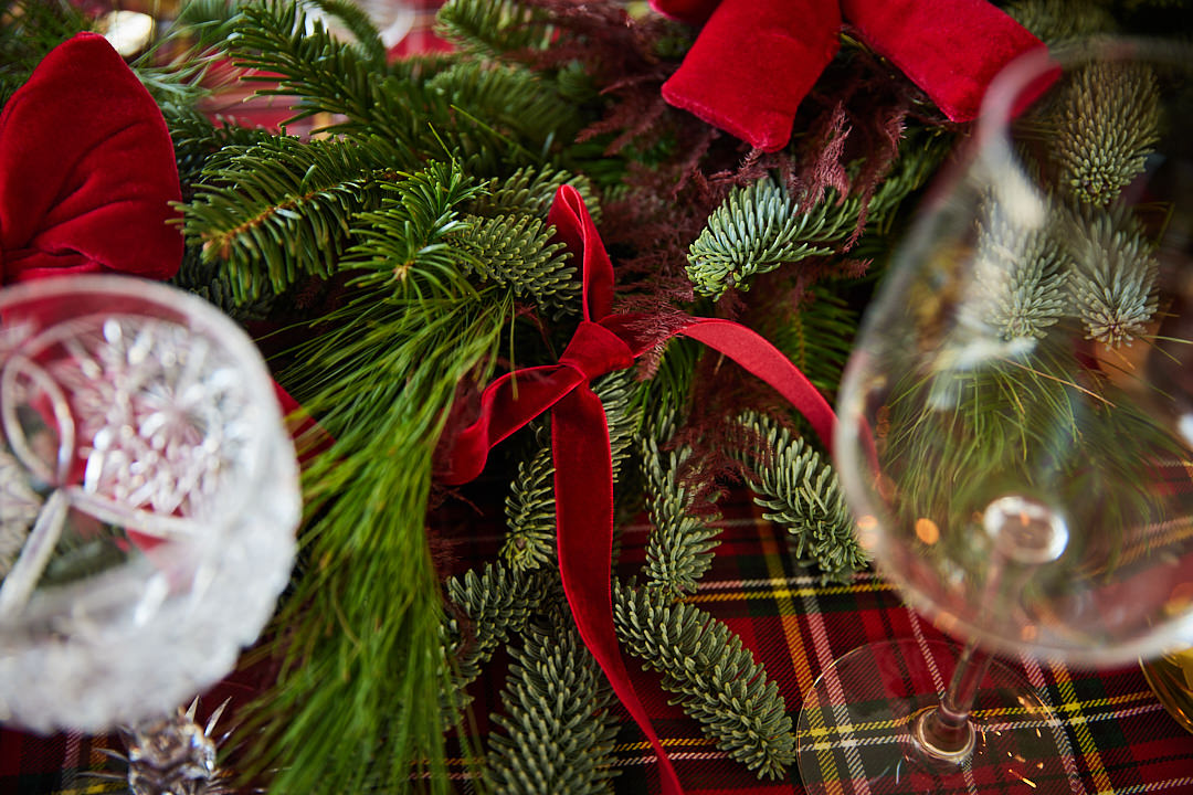Guirlande voor op de tafel