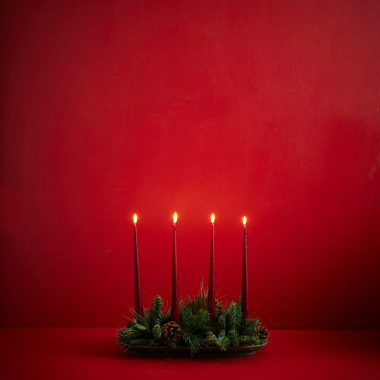 Moderne Adventkrans